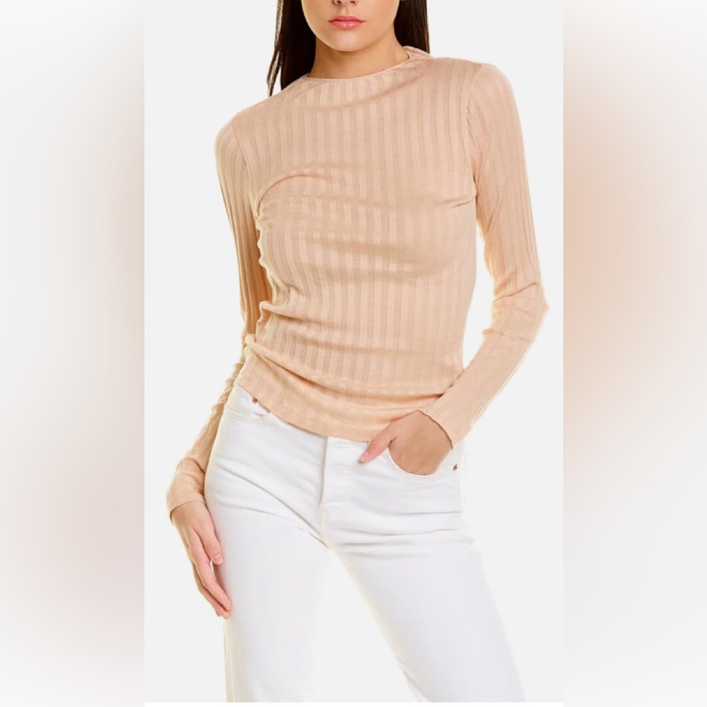 NWT Vince ribbed crew neck pullover size large